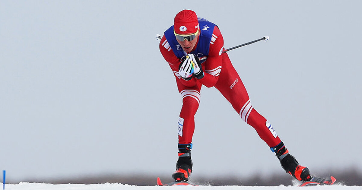 Ustyugov takes gold in classic sprint at Russian skiing championship followed by Terentiev in second place and Bolshunov in third place.